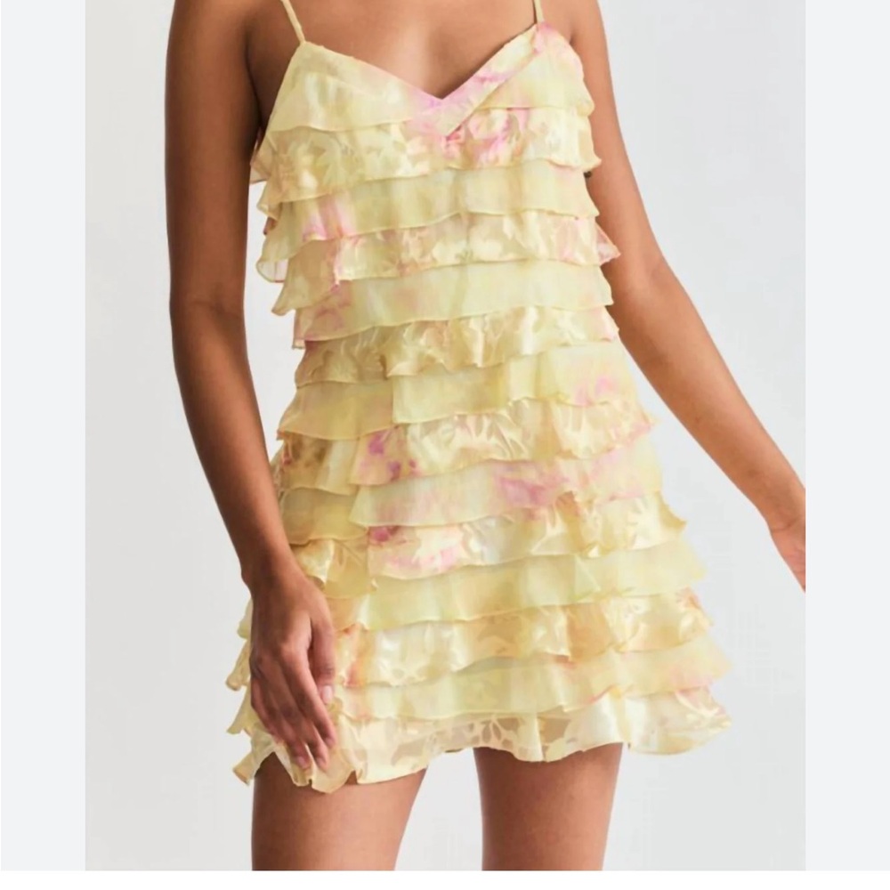 Loveshackfancy agrace yellow mini dress - Picture 2 of 6
